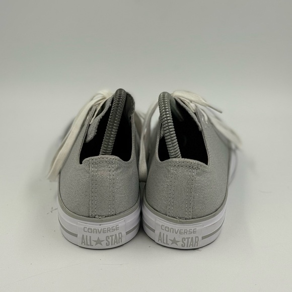 Converse all star silver low top women’s size 8 - Picture 4 of 6